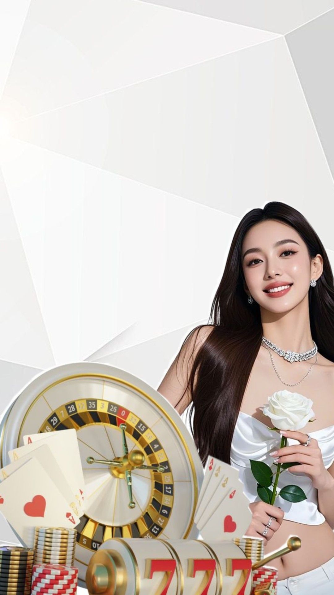 Live blackjack dealer dealing cards at berlian888 slot